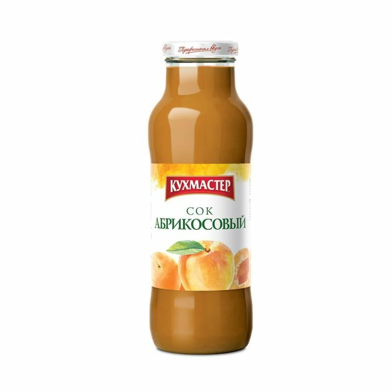 Кухмастер Сок абрикосовый с мякотью 068 л