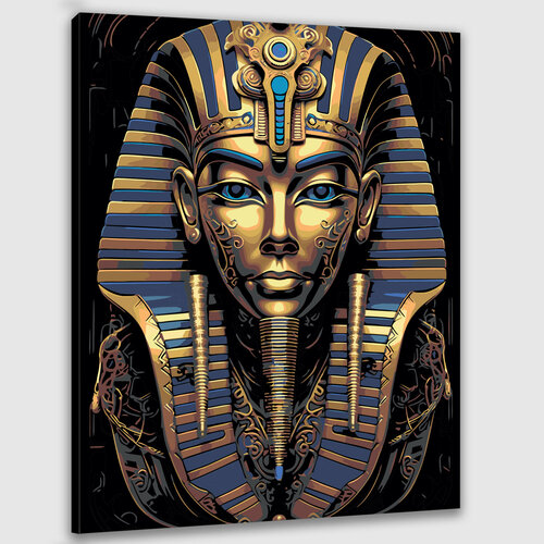 Картина по номерам 50х40 Загадка фараонской маски