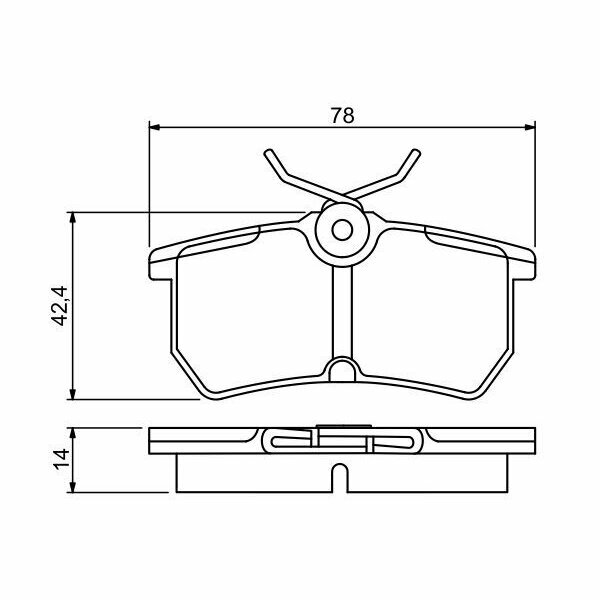 Тормозные колодки Bosch - фото №3