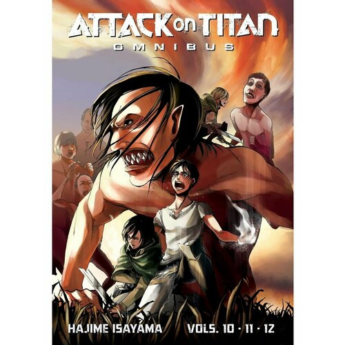 Attack on Titan Omnibus 4 (Vol. 10-12) (Hajime Isayama) стикерпак attack on titans 4