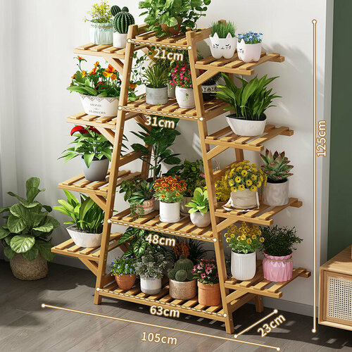 Этажерка для цветов. Подставка для цветов. Стеллаж для рассады. 105x23x125 см