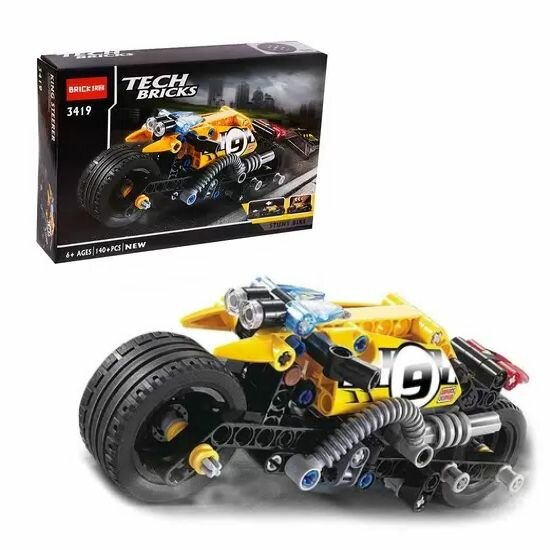 фото Конструктор "Полицейский Мотоцикл", 284 детали