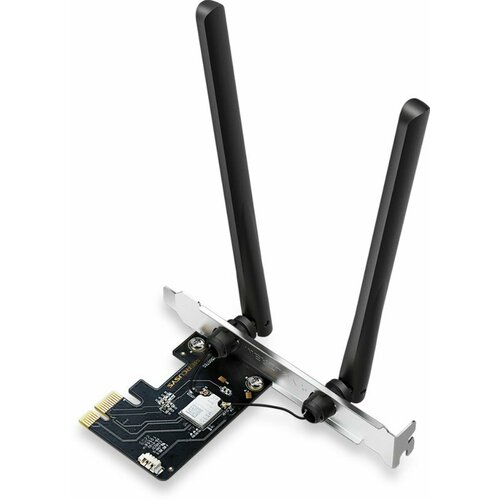 сетевая карта mercusys wi fi 6e bluetooth pci адаптер axe5400 tri band wi fi 6e bluetooth pci express adapter Mercusys MA86XE, Wi-Fi 6E Bluetooth PCI Адаптер