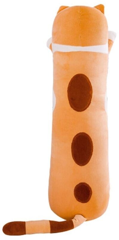 Игрушка-подушка Panawealth Inter Holdings длинный Кот-батон, 70 см, оранжевый
