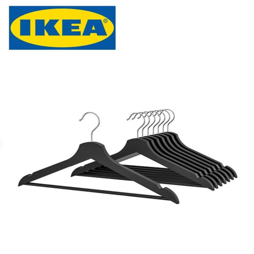 Деревянная вешалка IKEA BUMERANG 4452251 см черный 8 шт 1799₽