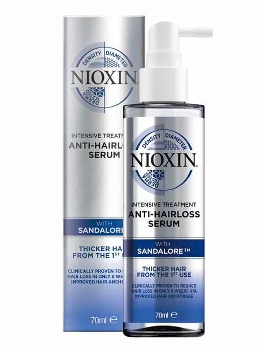 NIOXIN Intensive Therapy Anti-hair Loss Serum - Сыворотка против выпадения волос 70 мл