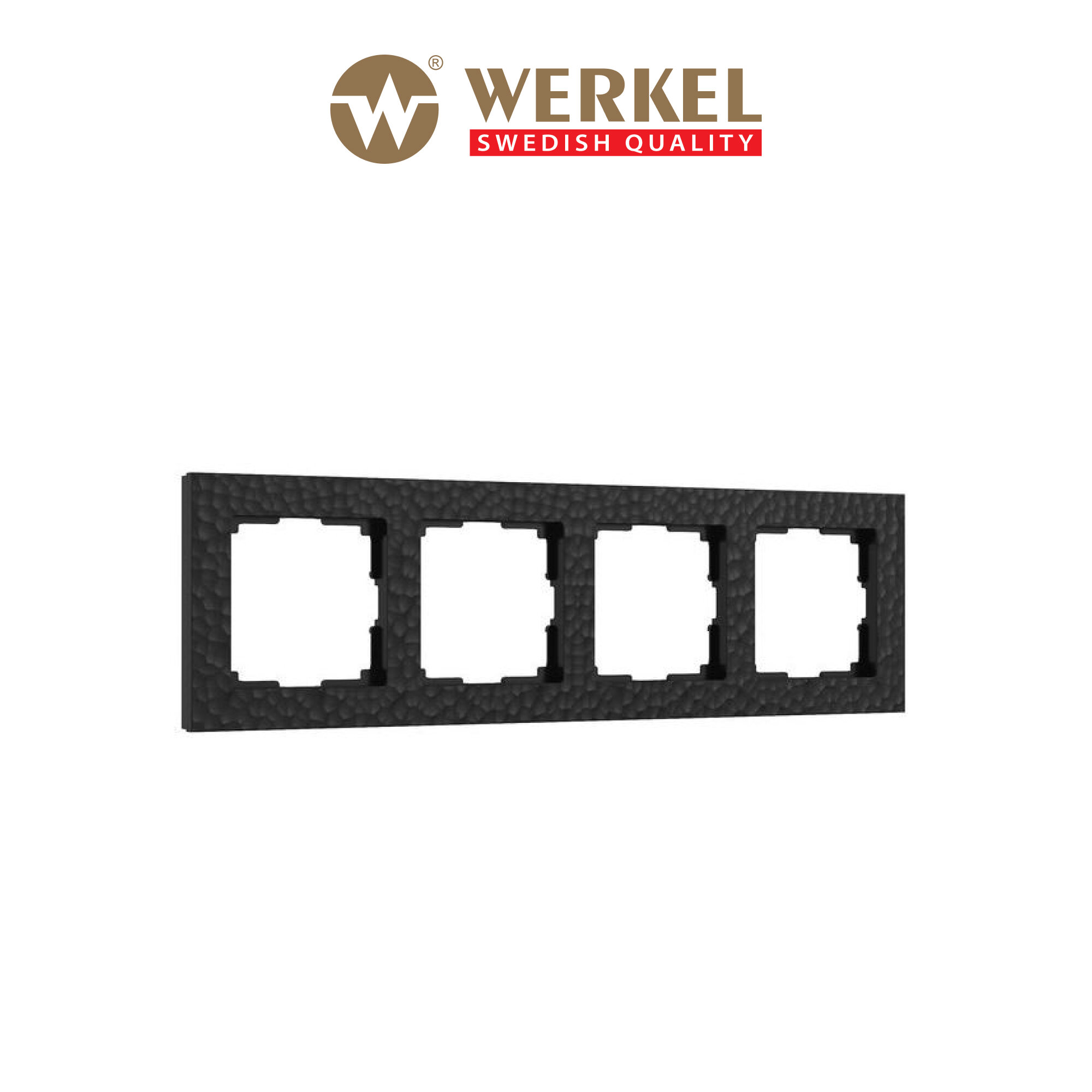 Рамка на 4 поста Werkel Hammer W0042408 черный