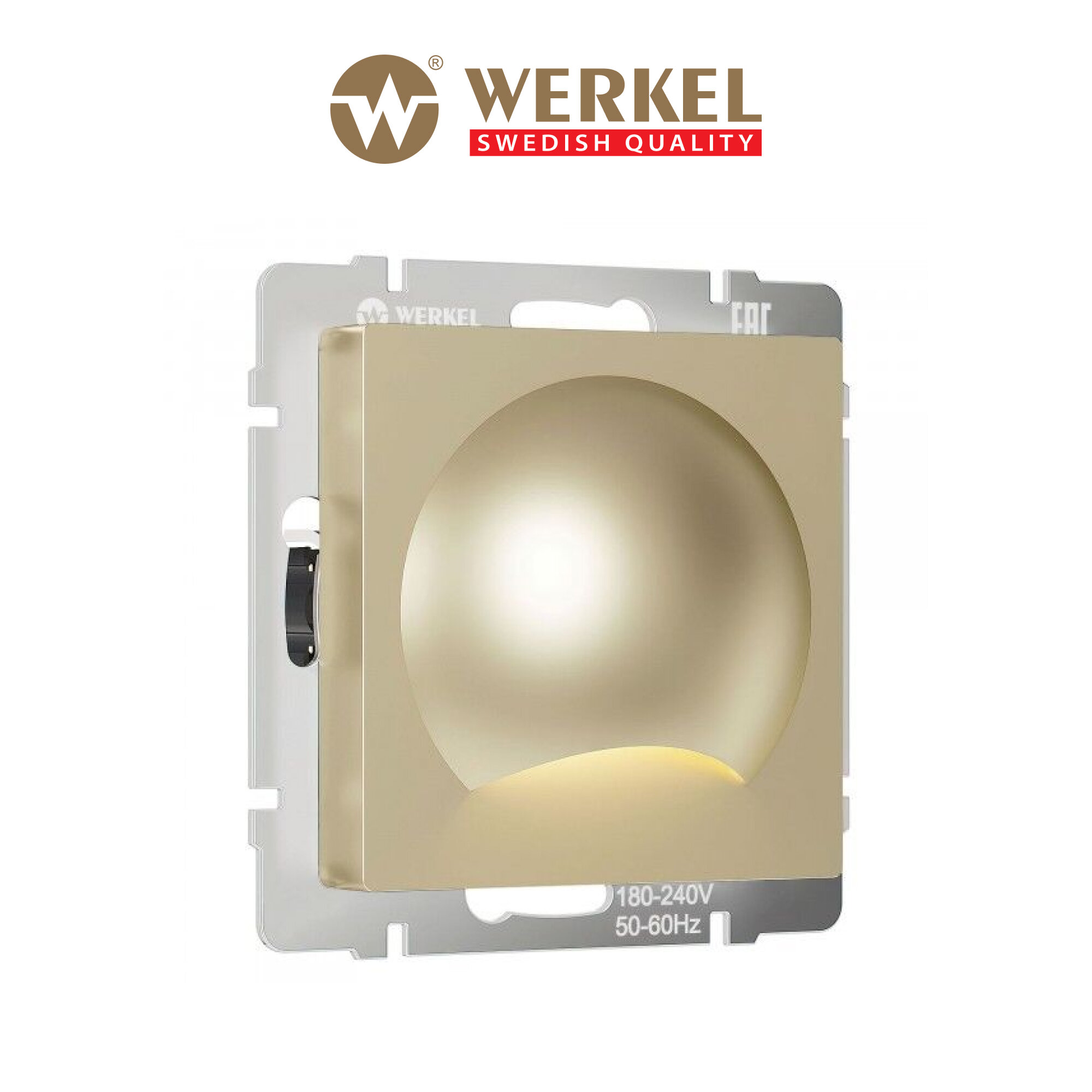 Встраиваемая LED подсветка Werkel Moon W1154411 шампань IP20