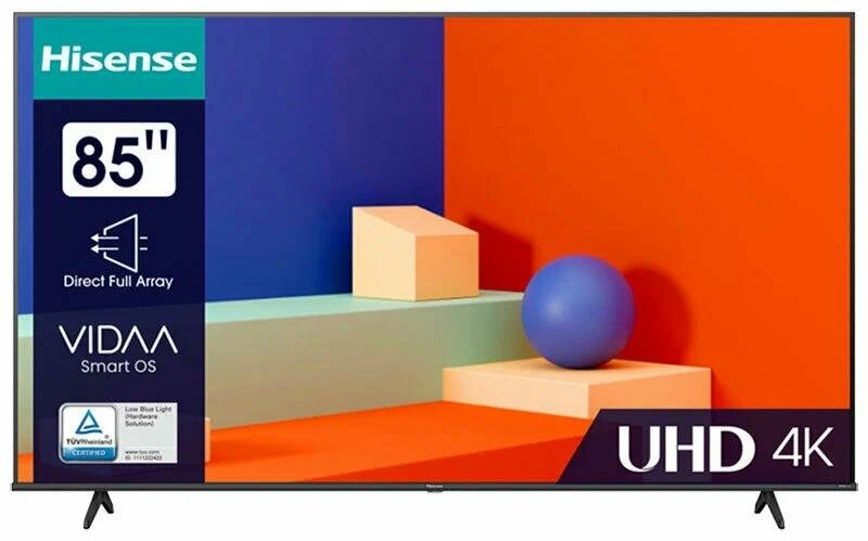 Телевизор HISENSE 85" 85A6K черный