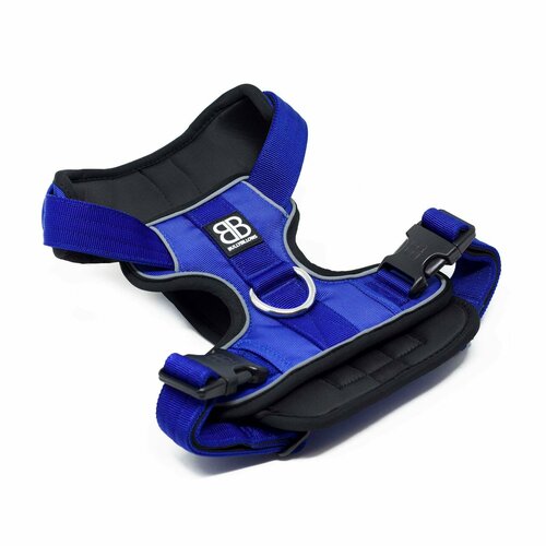 martin dog harness blue s Шлейка Premium Dog Harness v2.0 BullyBillows (синий / S)