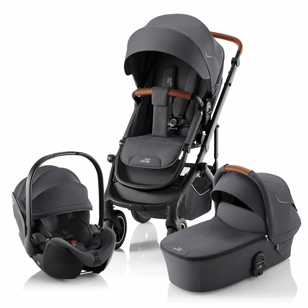 Коляска 3в1 Britax Römer Smile 5Z, цвет Midnight Grey / Baby Safe 5Z2