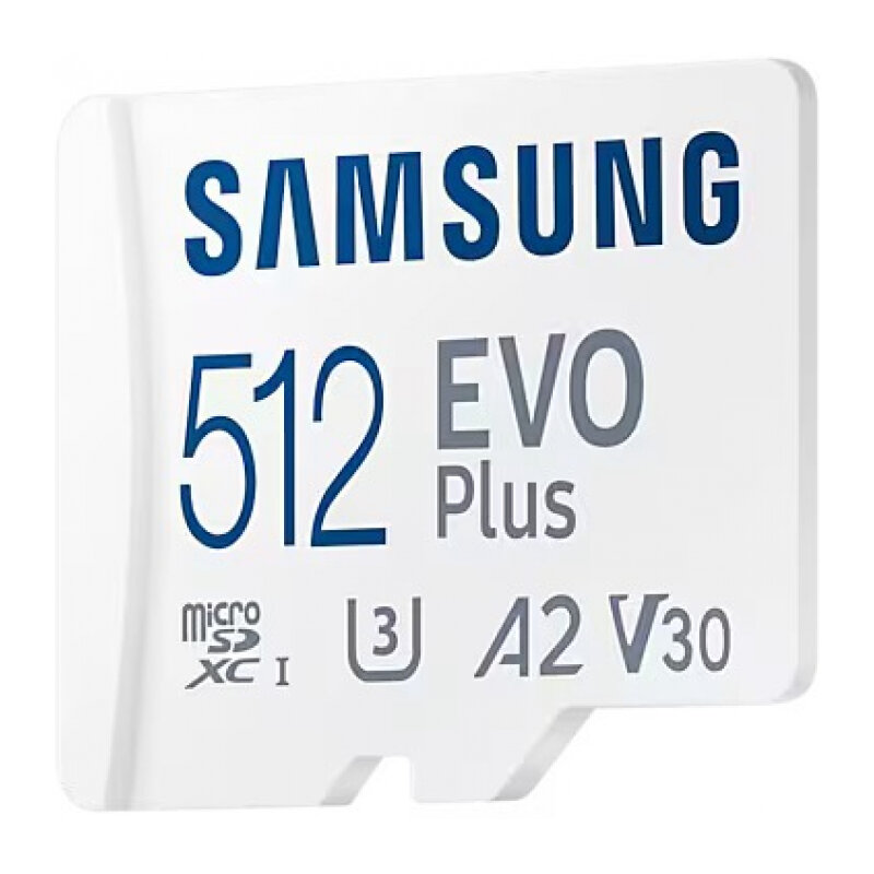 Карта памяти Samsung 512GB microSDXC Evo Plus UHS-I, U3, V30, A2 130MB/s (MB-MC512KA) — фото 1