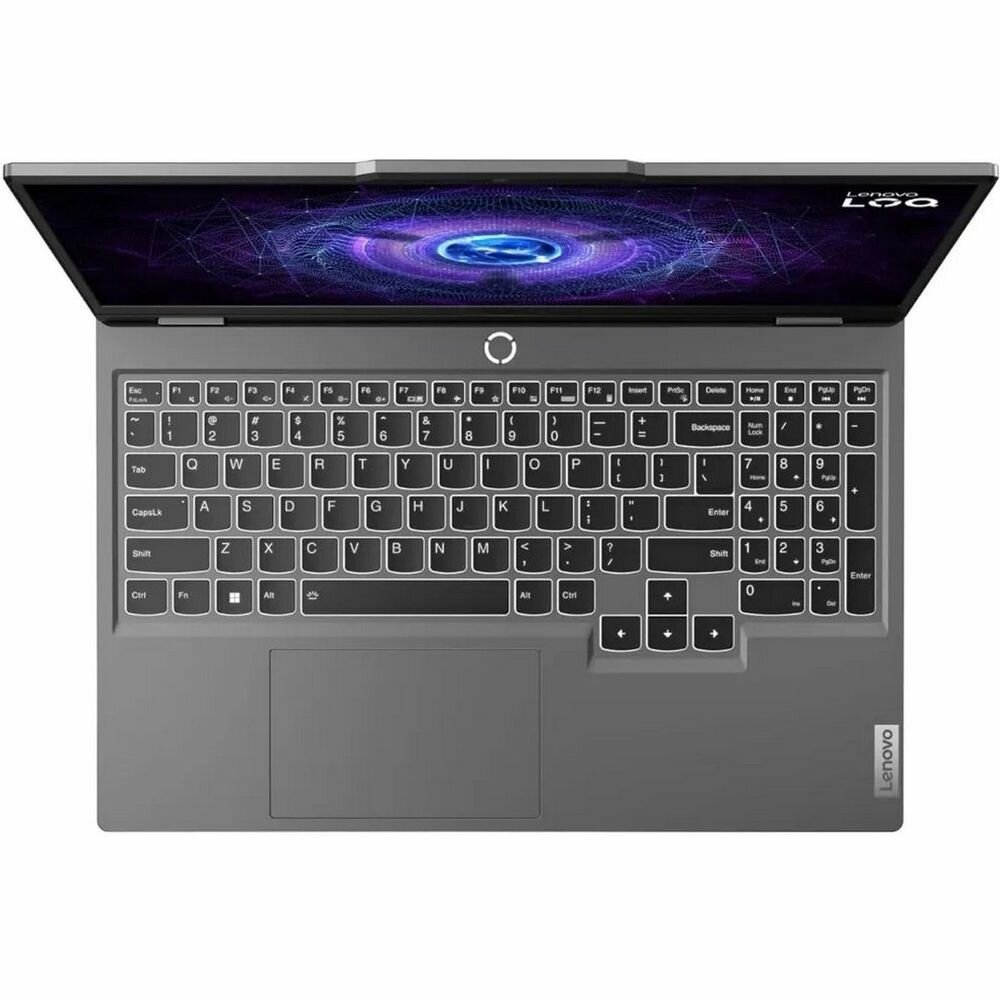 Ноутбук Lenovo LOQ 15IAX9 Core i5-12450HX/16Gb/SSD512Gb/15.6"/IPS/FHD/RTX 3050 6Gb/noOS/grey (83GS005NRK) — фото 1