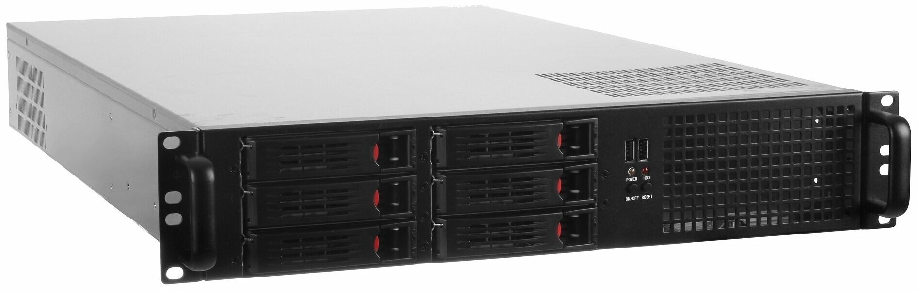 Корпус серверный ExeGate Pro 2U660-HS06 (RM 19", В=2U, Г=660, без БП, 6xHotSwap, USB)