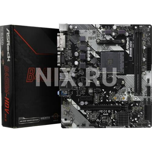 Материнская плата Asrock B450M-HDV R4.0