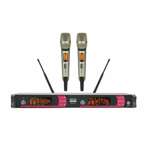 XLine MD-262A-D Радиосистема двухканальная c двумя ручными передатчиками 2349900₽