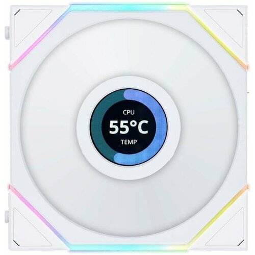 LIAN LI UNI FAN TL LCD 120mm 1900RPM sRGB White (1pcs)