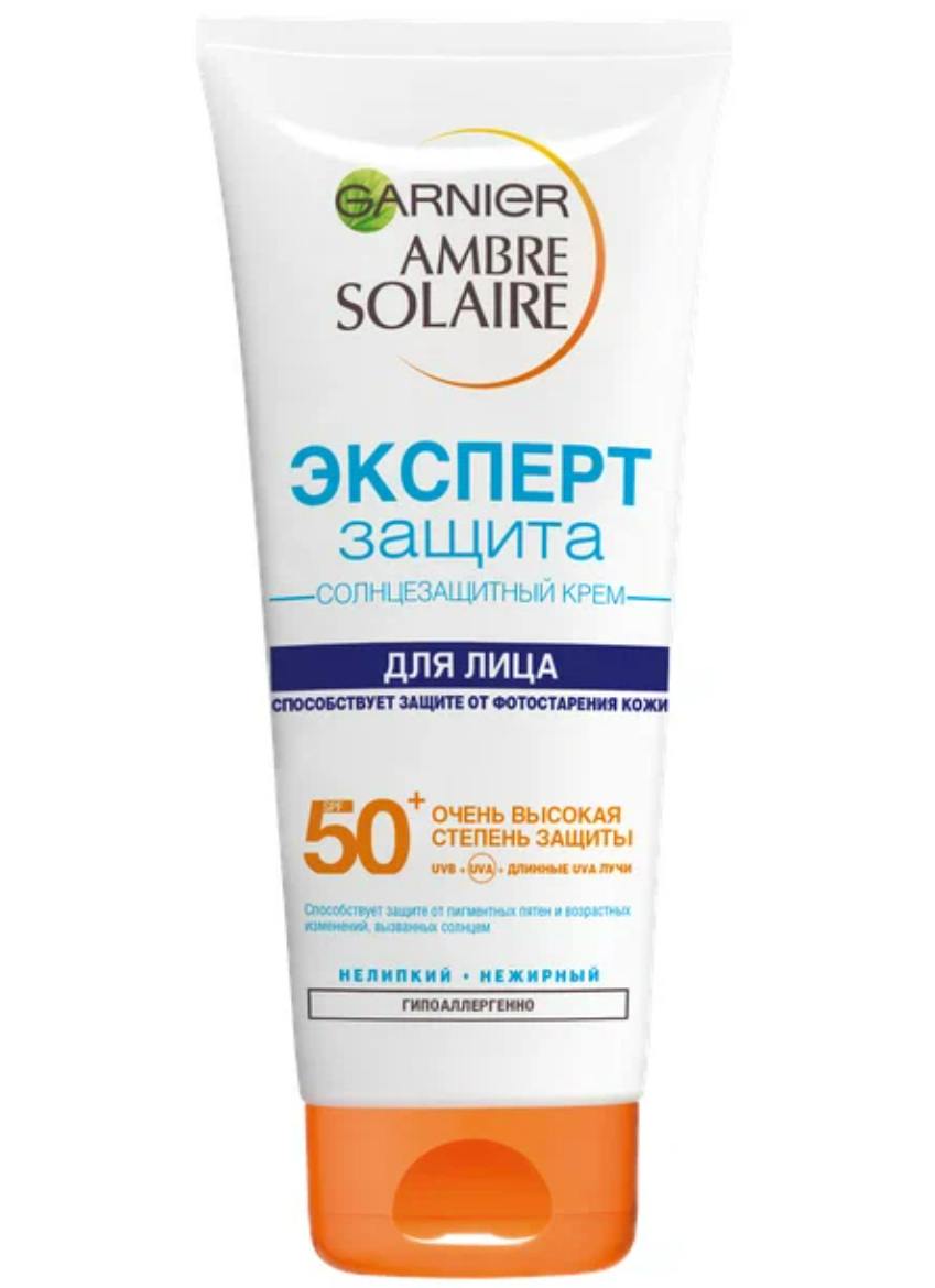 GARNIER крем Ambre Solaire Эксперт защита SPF 50, 100 мл