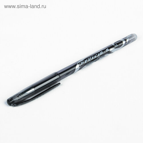 Ручка гелевая со стираемыми чернилами 05 мм стержень чёрный корпус тонированный 12шт 596₽