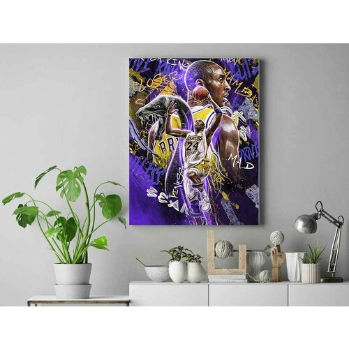 Картина коби брайанта, Портрет на холсте 30*40