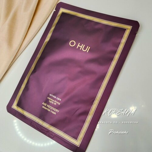 O HUI Маска тканевая корейский люкс 1 шт Ohui Age Recovery Essential Mask 800₽