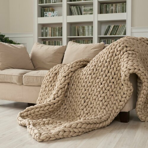 Утяжеленный плед Slaap бежевый