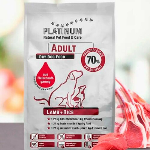Platinum Adult Ягненок рис 3шт по 15кг 8990₽