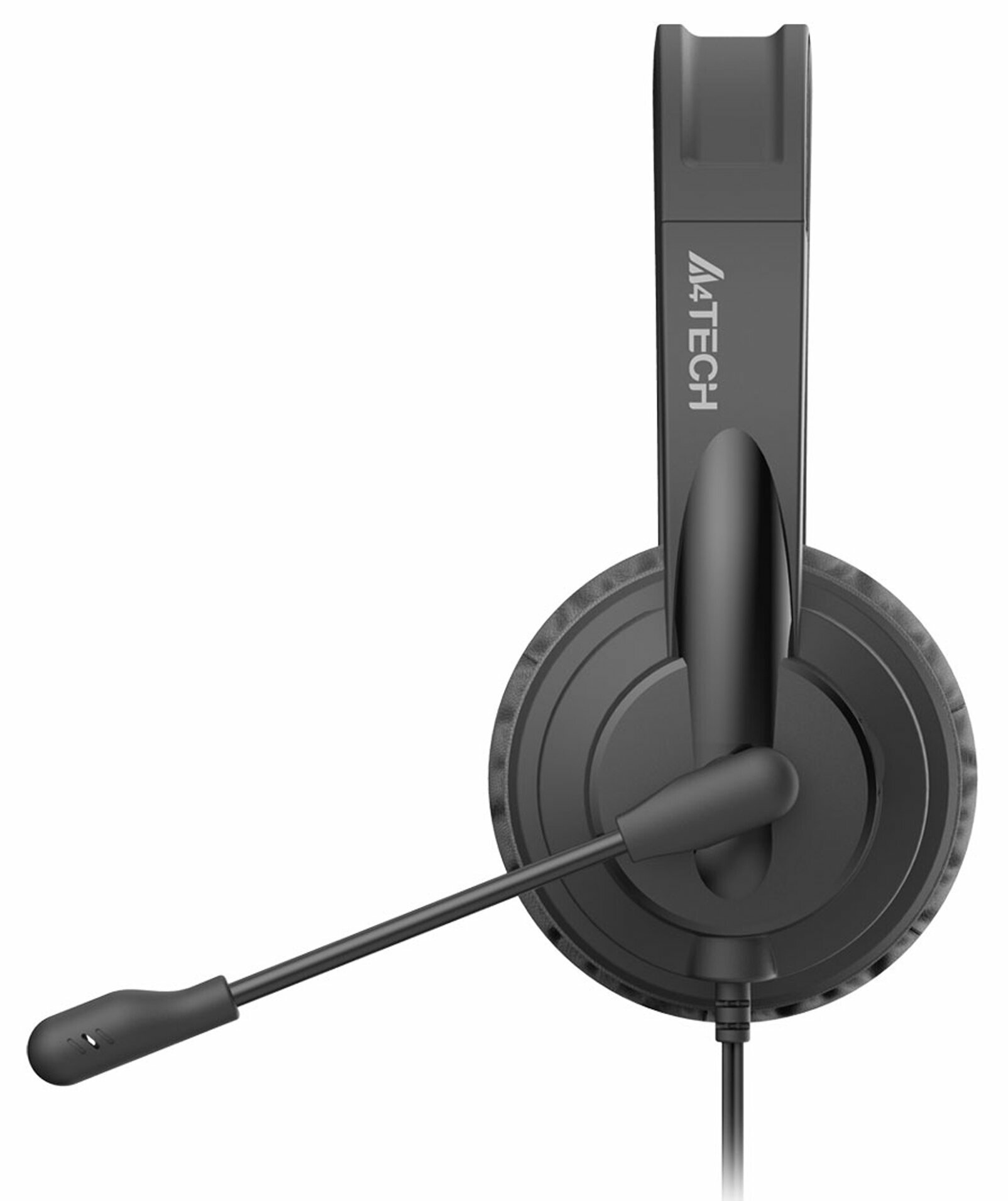 Наушники с микрофоном A4Tech HU-11 черный 2м накладные USB — фото 1