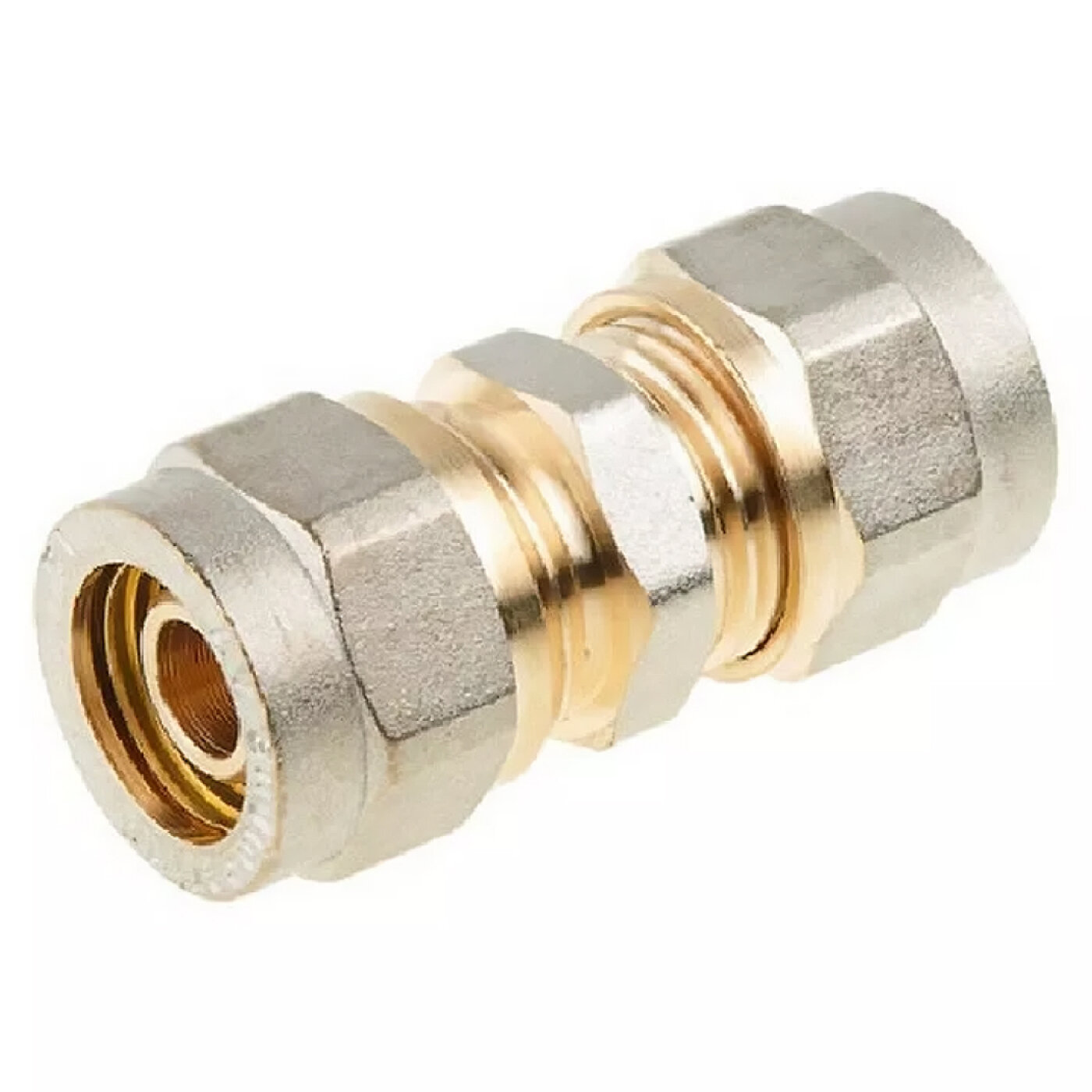 Муфта латунная AV ENGINEERING с накидной гайкой 16x16 мм (AVE309005)