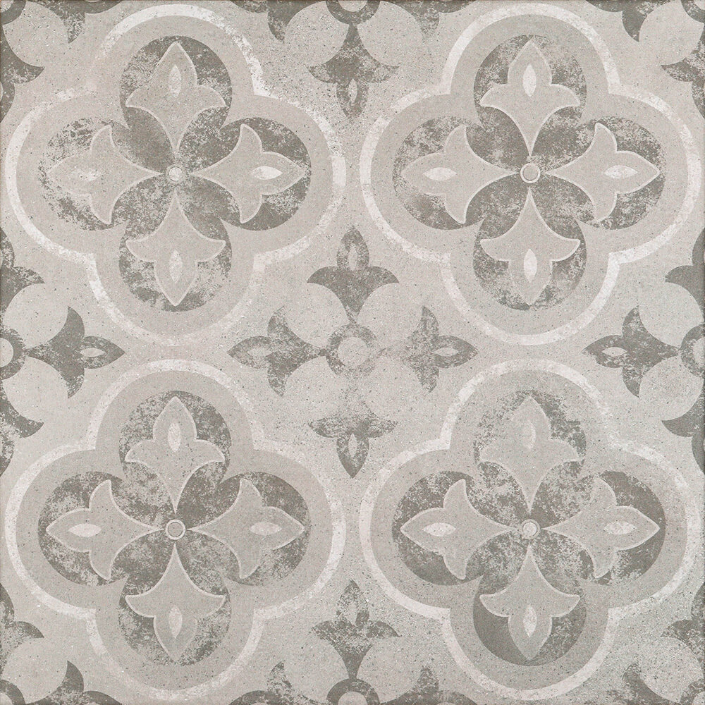 фото Керамогранит Cersanit Soul пэчворк серый рельеф 420х420х8 мм (9 шт.=1,587 кв. м)