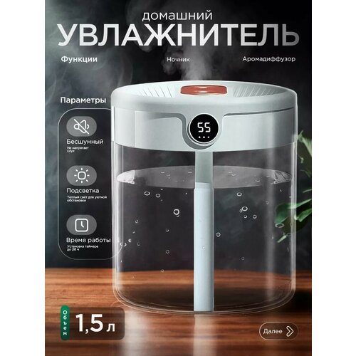 Увлажнитель воздуха для дома с аромадиффузором ночник 725₽
