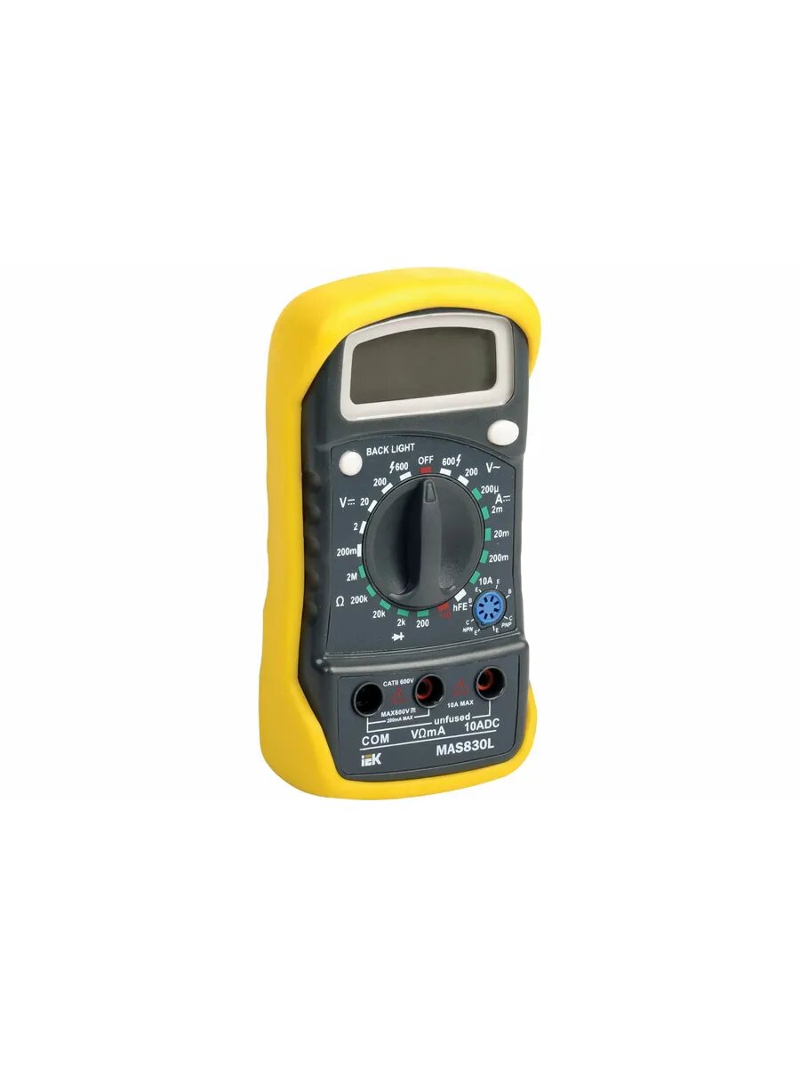 Мультиметр цифровой Master MAS830L IEK TMD-3L-830 ( 1шт. )