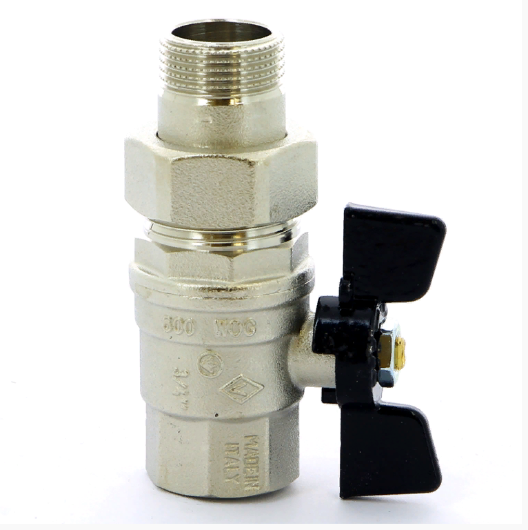 фото Шаровый кран Bugatti 3/4" с американкой