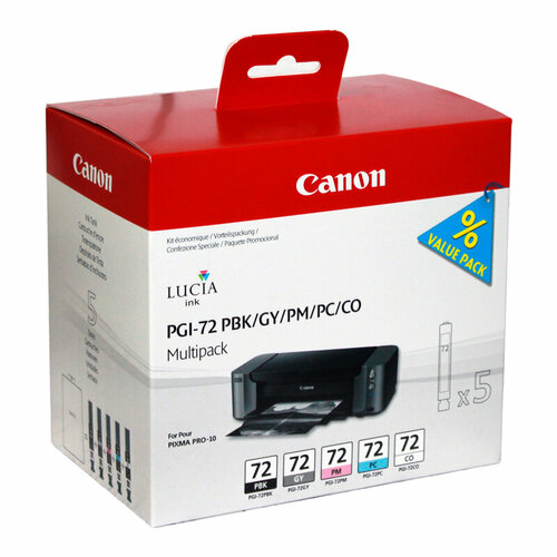 Набор картриджей Canon PGI-72 Mbk/c/m/y/r Multi Pack .