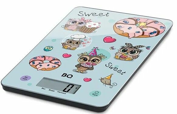 Кухонные весы BQ KS1001 разноцветный
