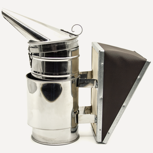 Изображение товара Дымарь для пчеловода из нержавеющей стали, с экраном, ДП-2, Планета Садовод, Серый