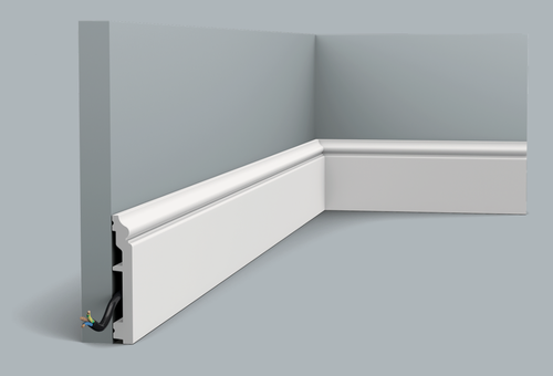 Изображение товара Плинтус Orac Decor SX173 CONTOUR, белый, 100x16x2000 мм, 1 шт