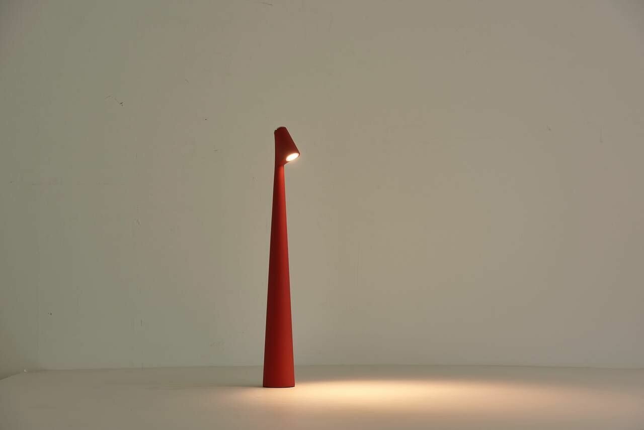 Лампа настольная Glamping Lighting T red, 82349-T red, Стиль Скандинавский — фото 1