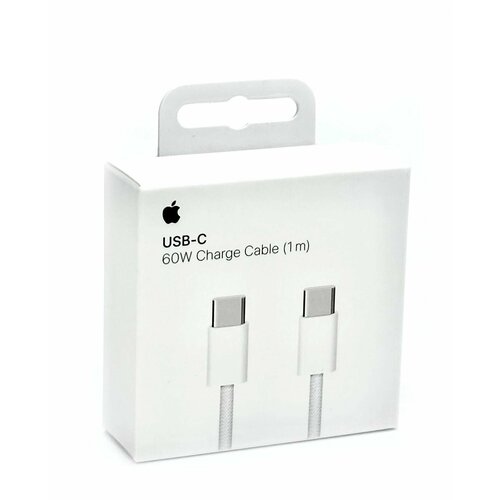 Кабель для iPhone 15 USB-C - USB-C 60W, быстрое зарядное устройство, Power Delivery, 1м