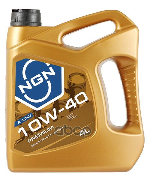 Ngn Premium Sl/Cf 10W-40 Полусинтетическое 4 Л V272085306