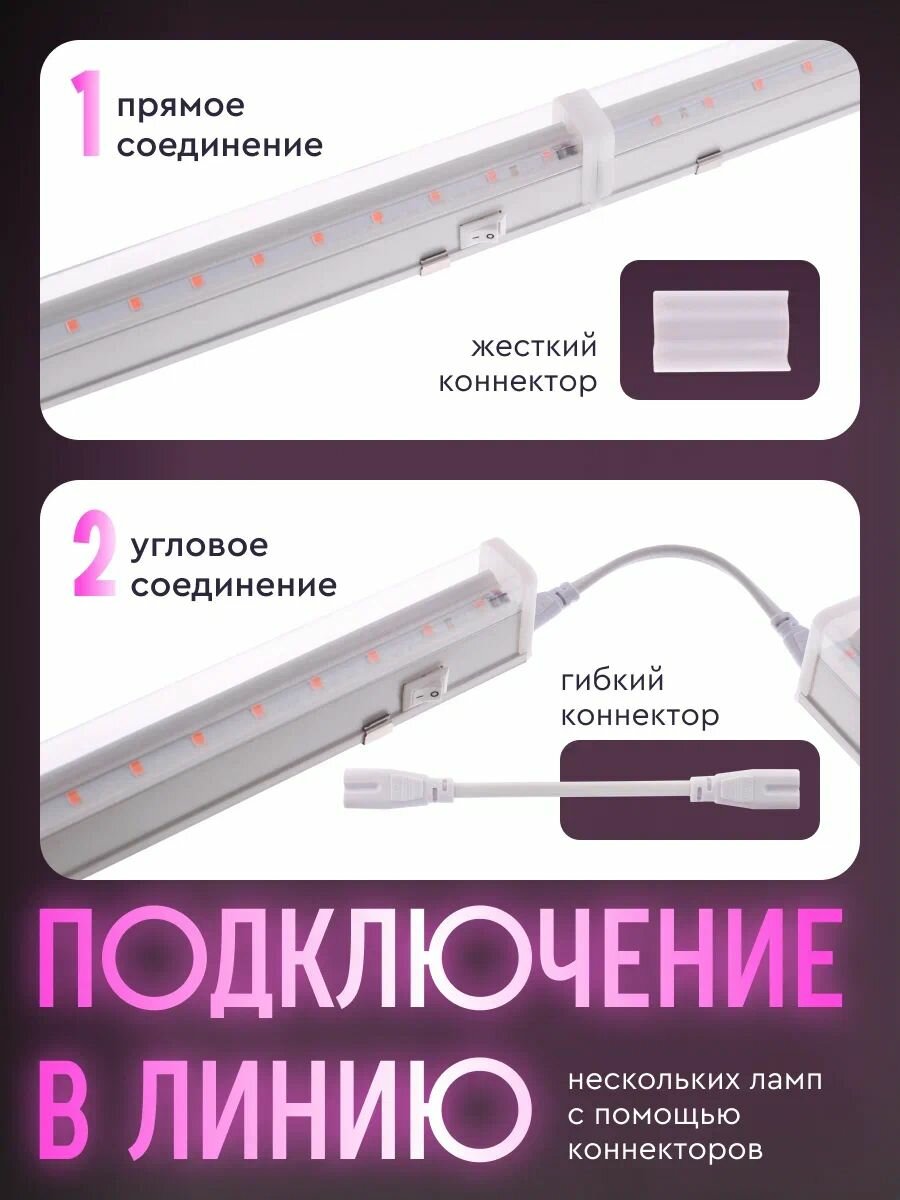 Фитолампа старт, светильник для цветов и растений, красно-синий спектр, 11 Вт — фото 1