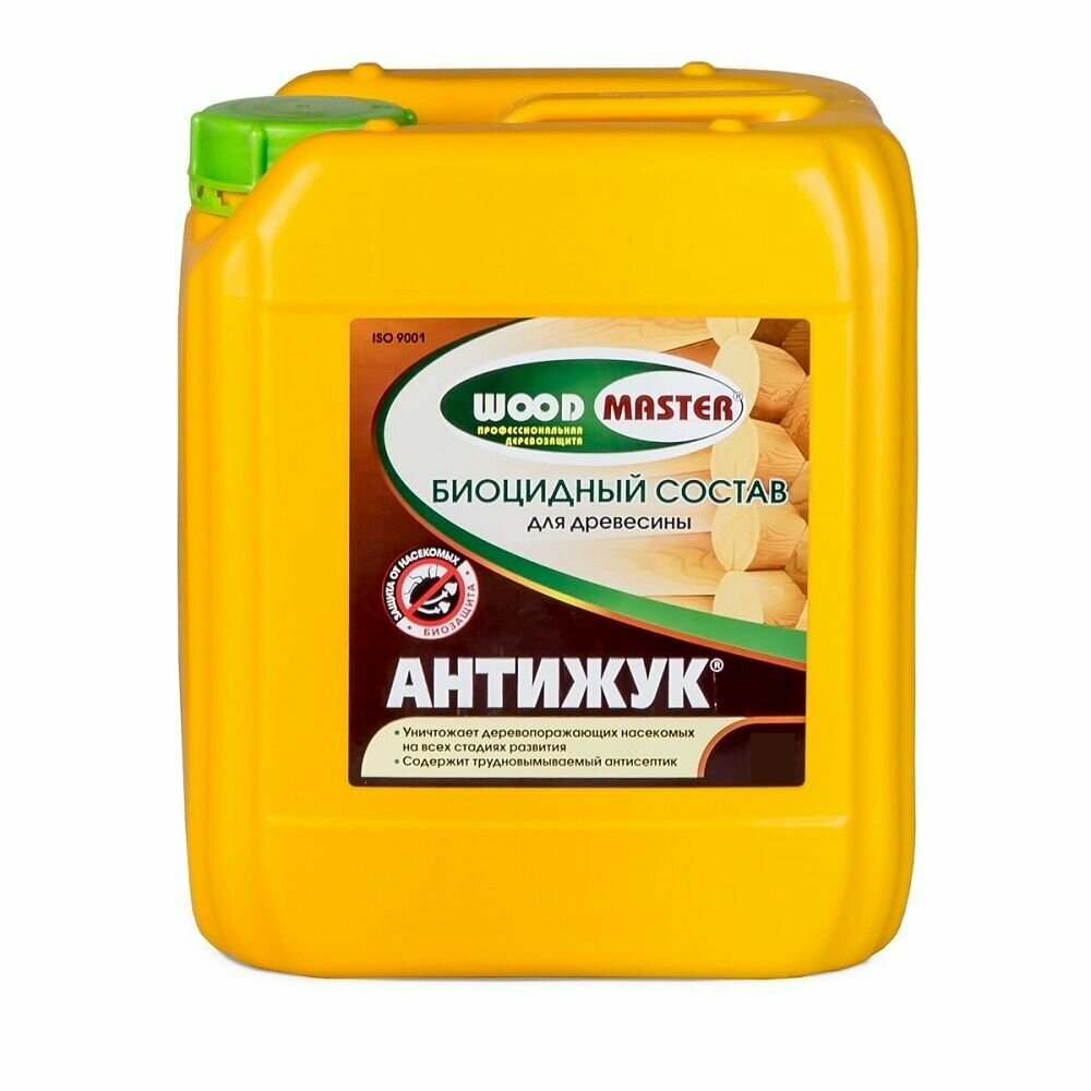 Защитный пропиточный состав для древесины Woodmaster Антижук (5л)