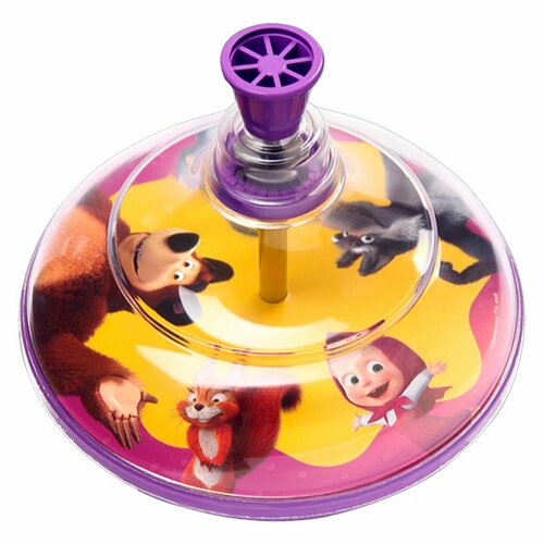 Юла для малышей Маша и Медведь детская развивающая игрушка-волчок гироскоп 595₽