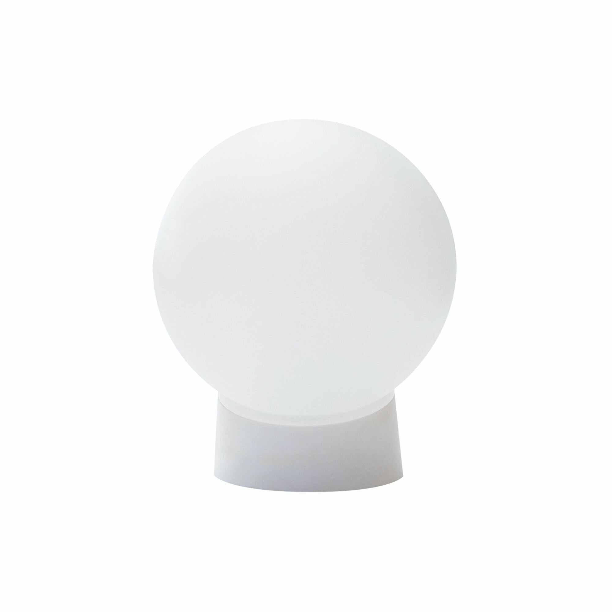 Светильник шар НББ 1xE27x60 Вт пластик цвет белый