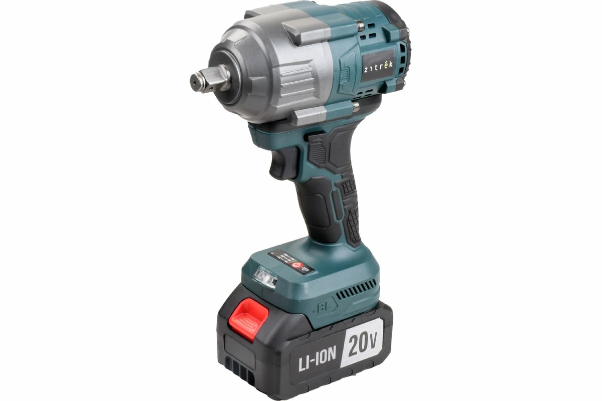 Аккумуляторный бесщеточный гайковерт Zitrek Crusher 20 PRO в кейсе, 20В, 800 Нм, 2x4.0Ач 085-1020
