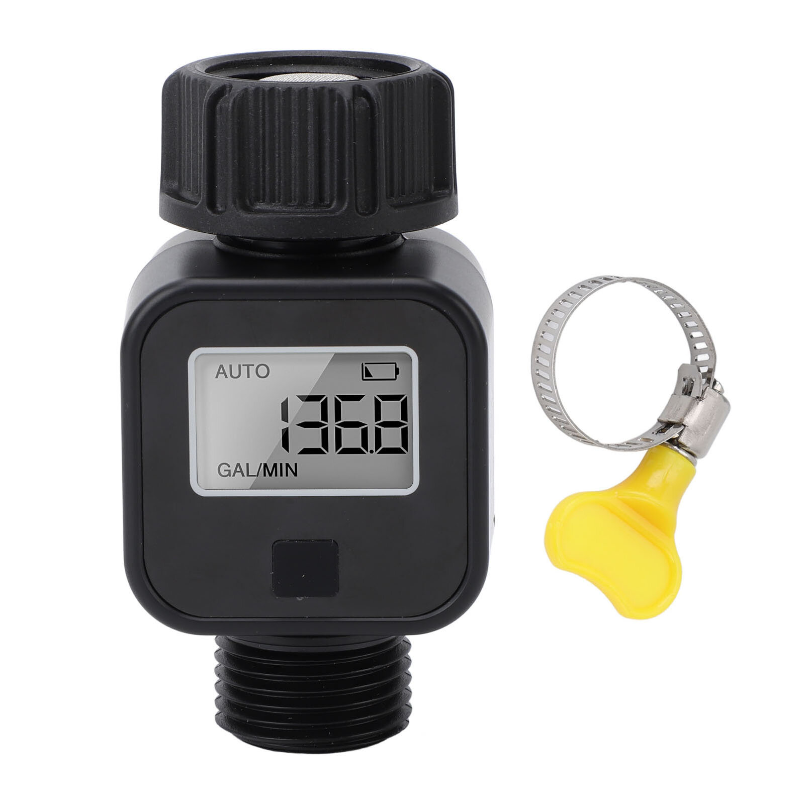 Digital Water Meter with LCD Screen BSP 3/4 Inch Thread High Accuracy Flow for Home Commercial
