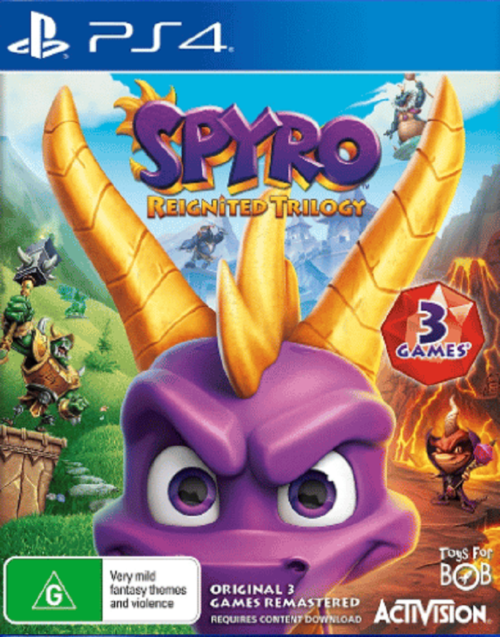 Игра Spyro Trilogy Reignited для PS4