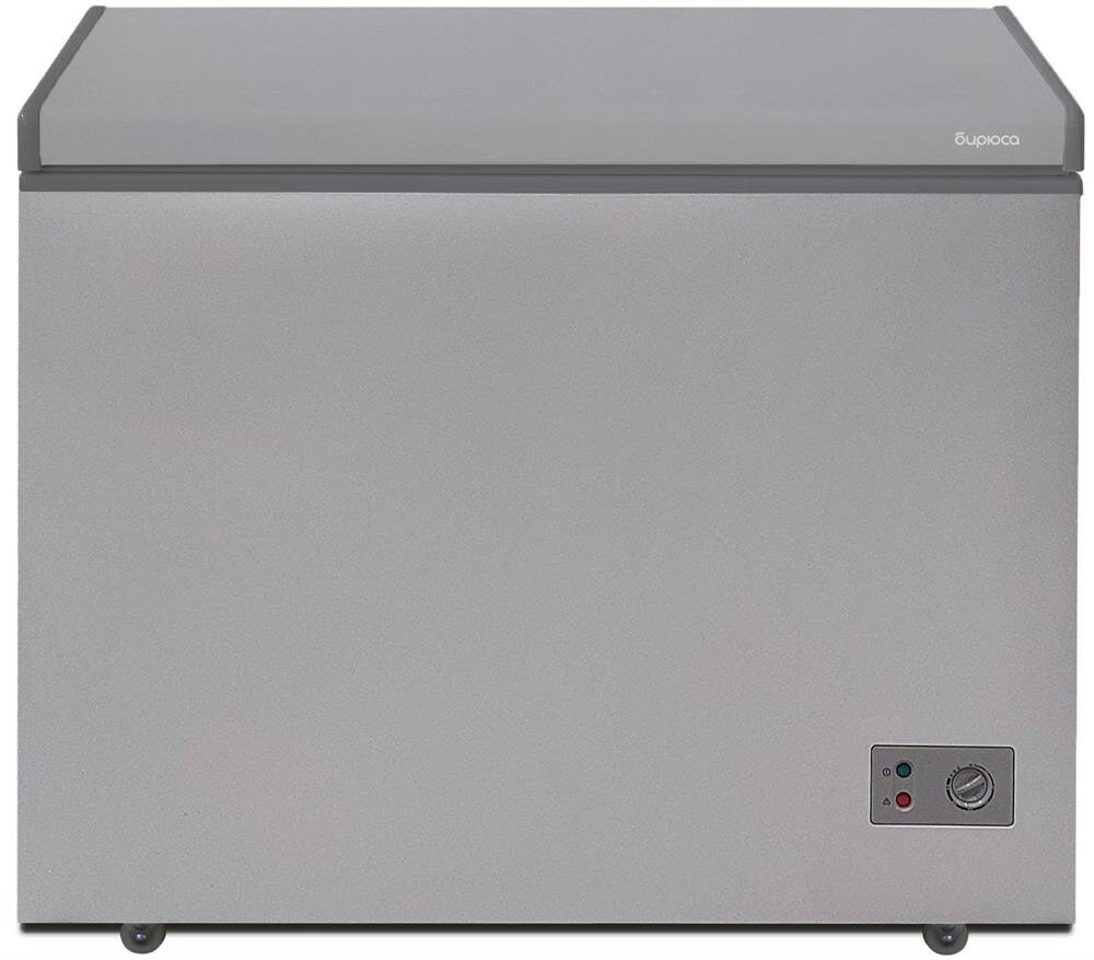 Морозильная камера (ларь) БИРЮСА M210KX, ручная разморозка, объем 200 л, серый металлик