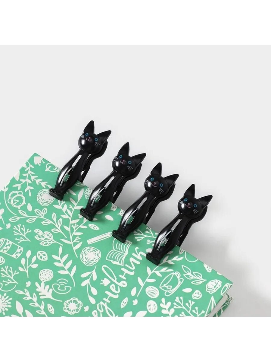 Модные котики — набор прищепок для белья
