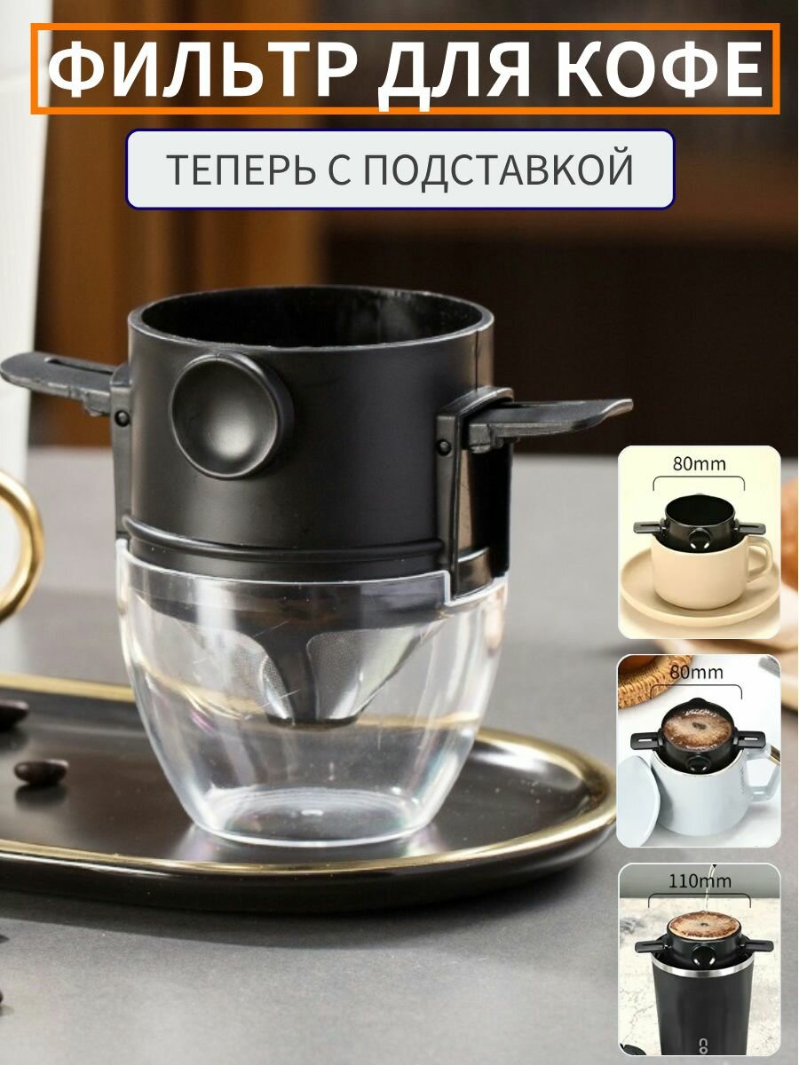 Складывание кофейного фильтра, Ситечко для приготовления кофе